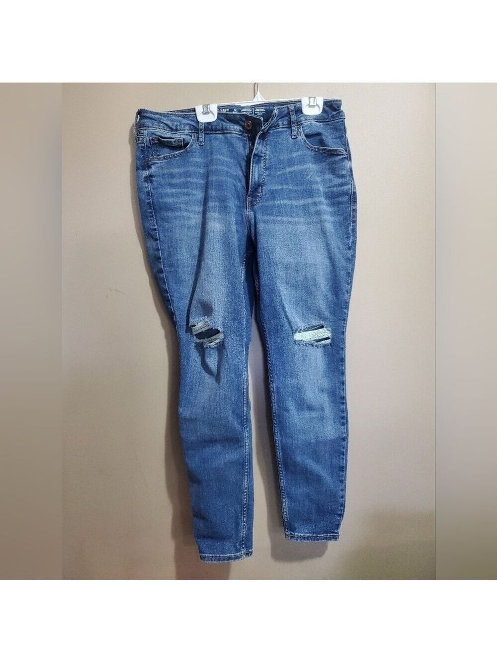 Old Navy Rockstar Super Skinny Blue Jeans Size 14 Short